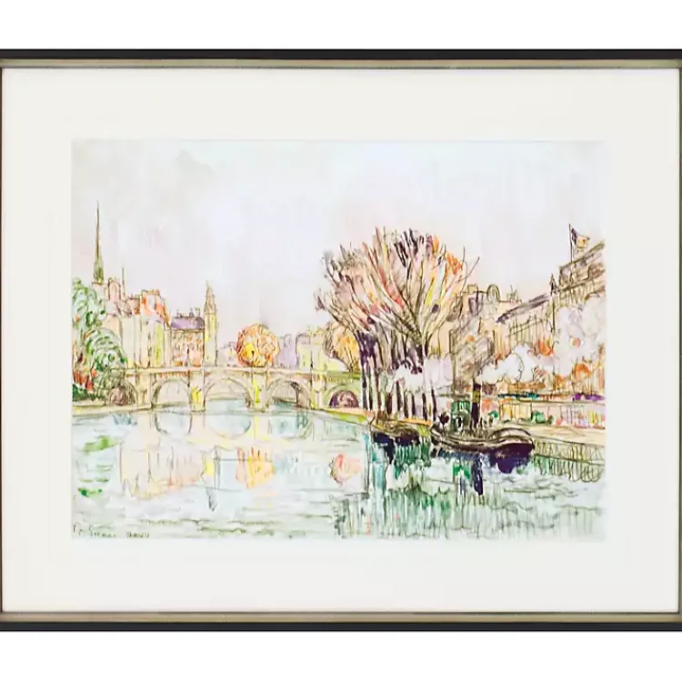 Framed Art-Kirklands Home The Pont Neuf Framed Art Print Multi