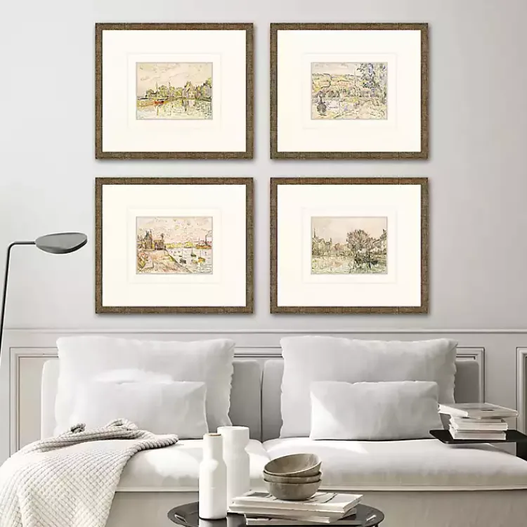 Framed Art-Kirklands Home Petite Landscapes Framed Art Prints, Set of 4