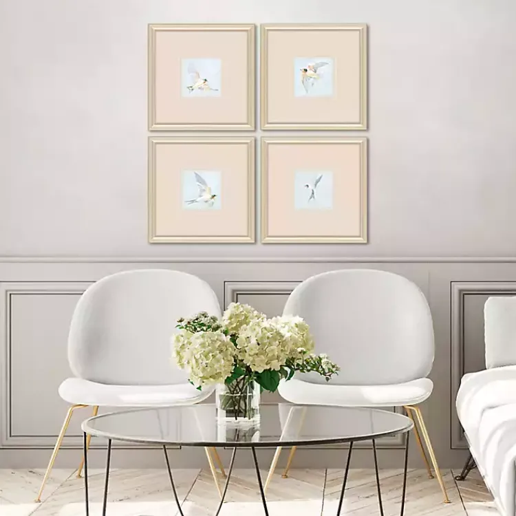 Framed Art-Kirklands Home Swift Birds Framed Art Prints, Set of 4