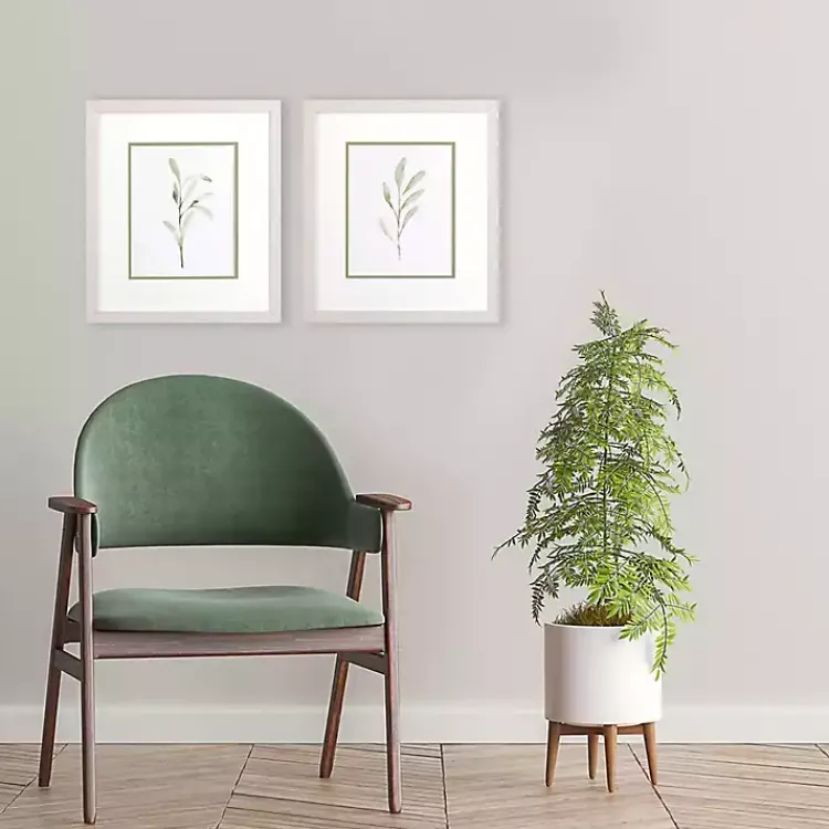 Framed Art-Kirklands Home Olive Leaves Framed Art Prints, Set of 2