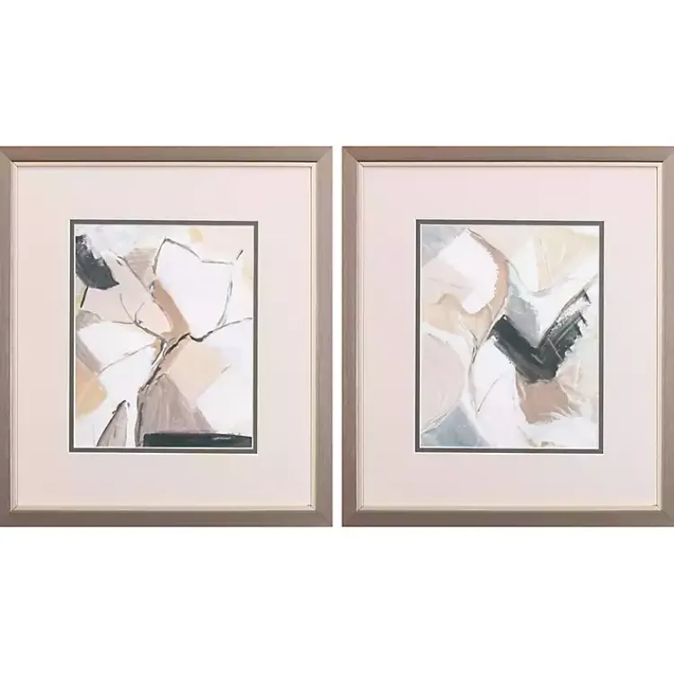 Framed Art-Kirklands Home Marble Lines Framed Art Prints, Set of 2