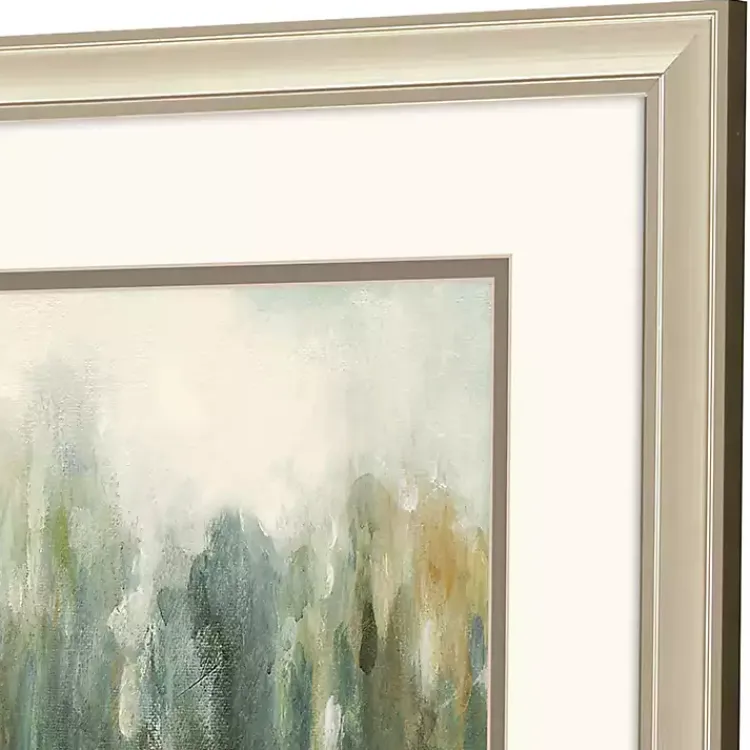 Framed Art-Kirklands Home Textured Treeline Framed Art Prints, Set of 2 Blue