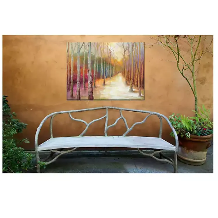 Outdoor Wall Decor-Kirklands Home Dappled Forest Outdoor Canvas Art Print Multi