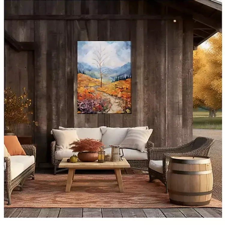 Outdoor Wall Decor-Kirklands Home Autumn Ascension Outdoor Canvas Art Print