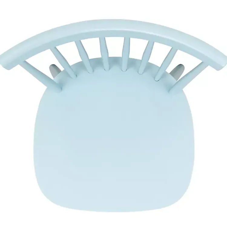 Dining Chairs-Kirklands Home Pale Parker Spindle Dining Chairs, Set of 2 Blue