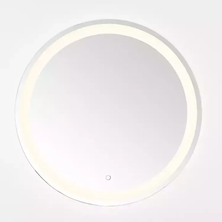 Decorative Mirrors-Kirklands Home Round Caspar LED Wall Mirror