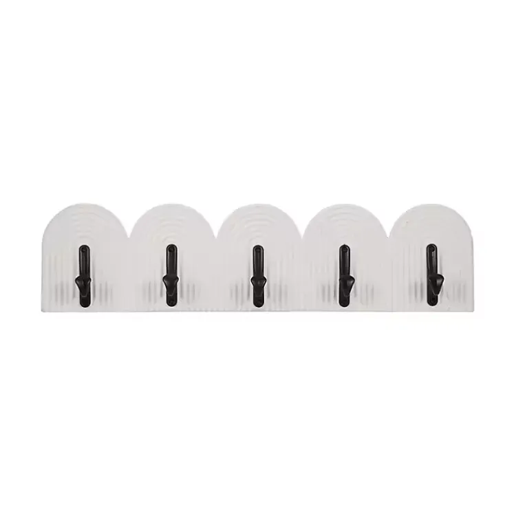 Hooks-Kirklands Home White Arched Wall Hooks