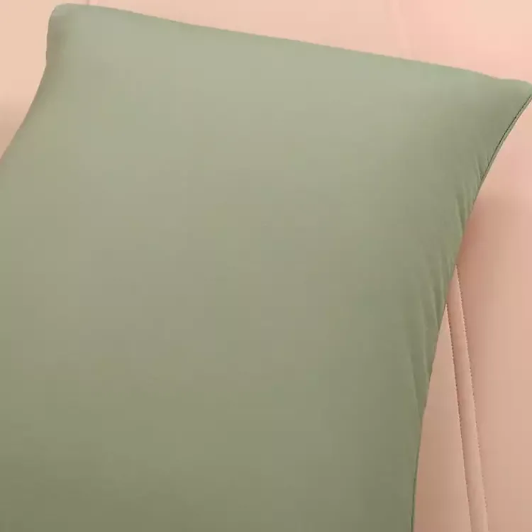 Comforters-Kirklands Home Coral & Sage Reversible 3-pc. Queen Comforter Set