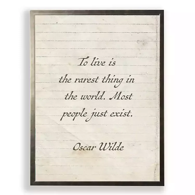 Wall Quotes & Signs-Kirklands Home To Live is the Rarest Thing Wall Plaque White