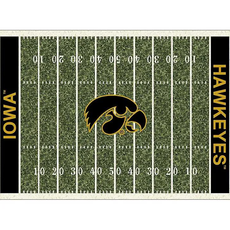 Area Rugs-Kirklands Home University of Iowa Homefield Area Rug, 6x8