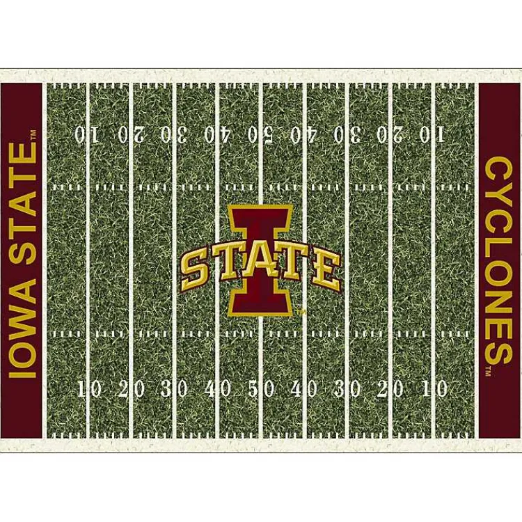 Area Rugs-Kirklands Home Iowa State University Homefield Area Rug, 6x8