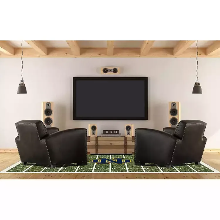 Area Rugs-Kirklands Home University of Notre Dame Homefield Area Rug, 6x8