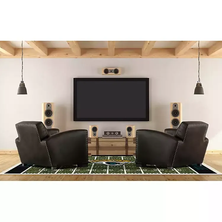 Area Rugs-Kirklands Home Jacksonville Jaguars Home Field Area Rug, 6x8