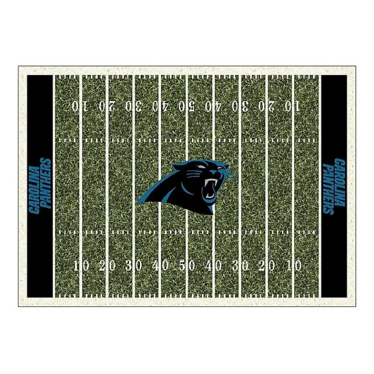 Area Rugs-Kirklands Home Carolina Panthers Home Field Area Rug, 6x8