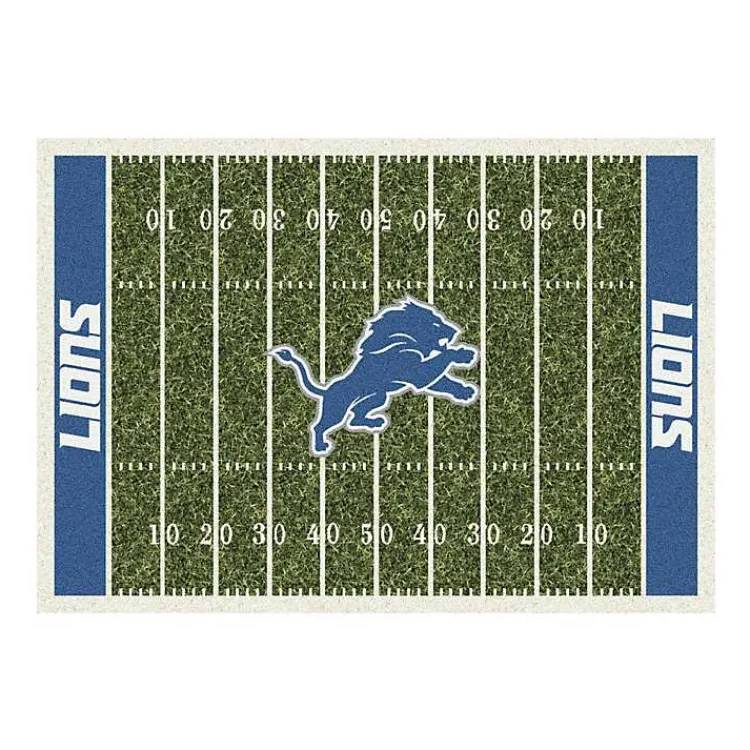 Area Rugs-Kirklands Home Detroit Lions Home Field Area Rug, 6x8 Blue