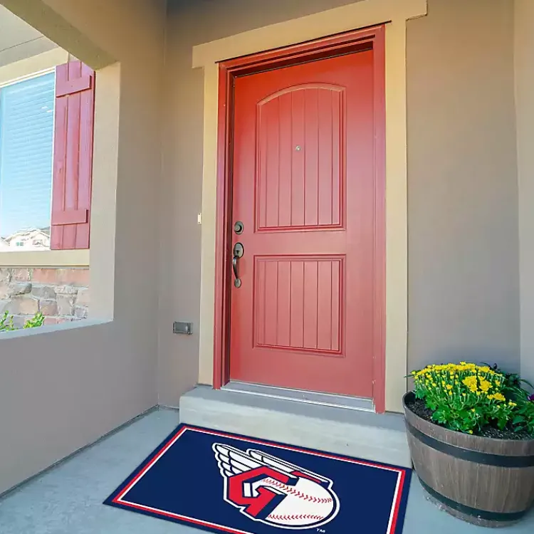 Area Rugs-Kirklands Home Cleveland Guardians Spirit Rug, 3x4