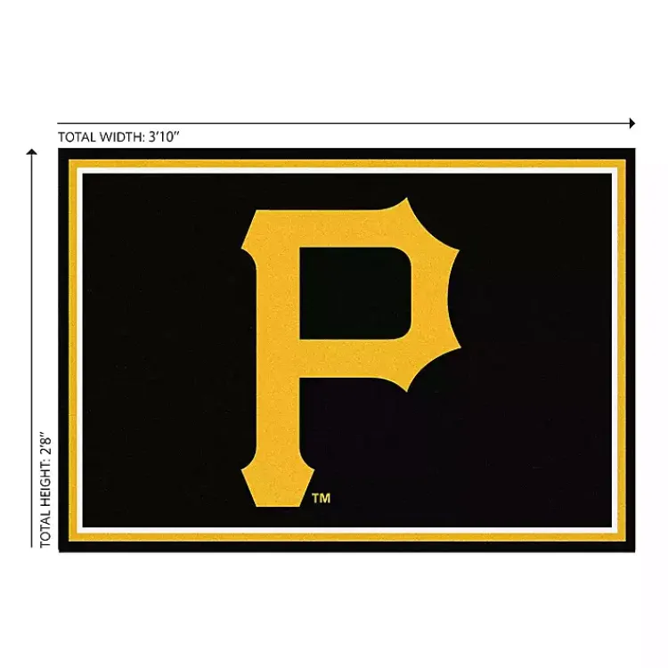 Area Rugs-Kirklands Home Pittsburgh Pirates Spirit Rug, 3x4