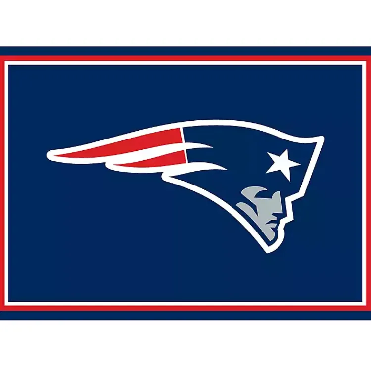 Area Rugs-Kirklands Home New England Patriots Area Rug, 3x4 Blue