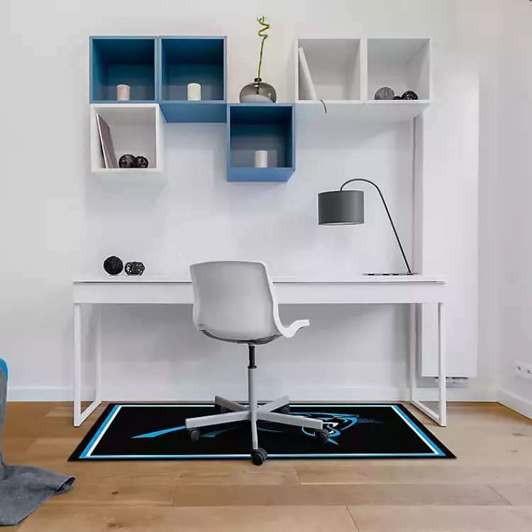 Area Rugs-Kirklands Home Carolina Panthers Area Rug, 3x4 Black