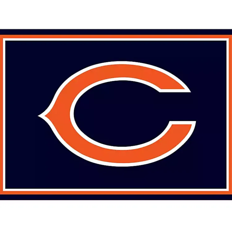 Area Rugs-Kirklands Home Chicago Bears Area Rug, 3x4 Black