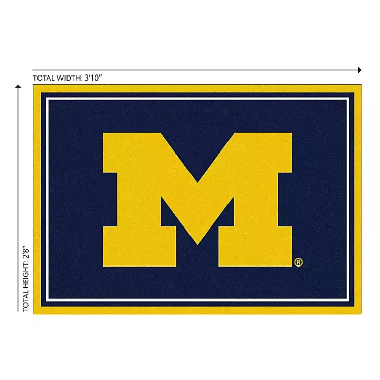 Area Rugs-Kirklands Home University of Michigan Area Rug, 3x4