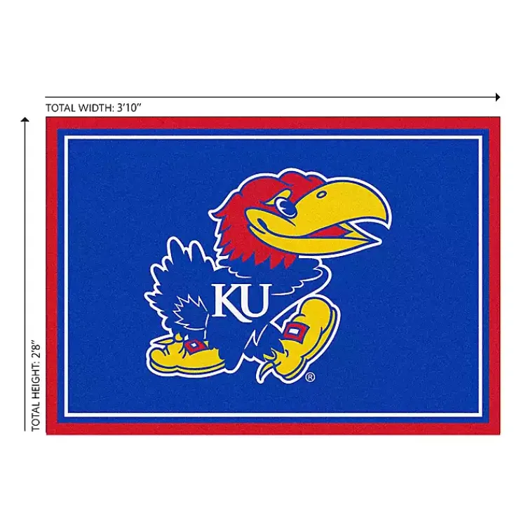 Area Rugs-Kirklands Home University of Kansas Area Rug, 3x4