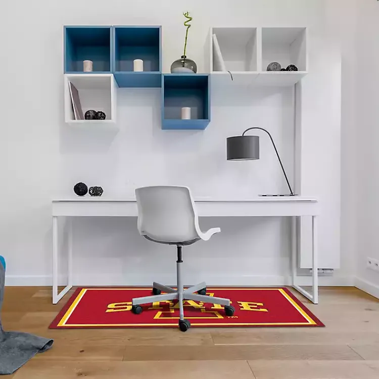 Area Rugs-Kirklands Home Iowa State University Area Rug, 3x4