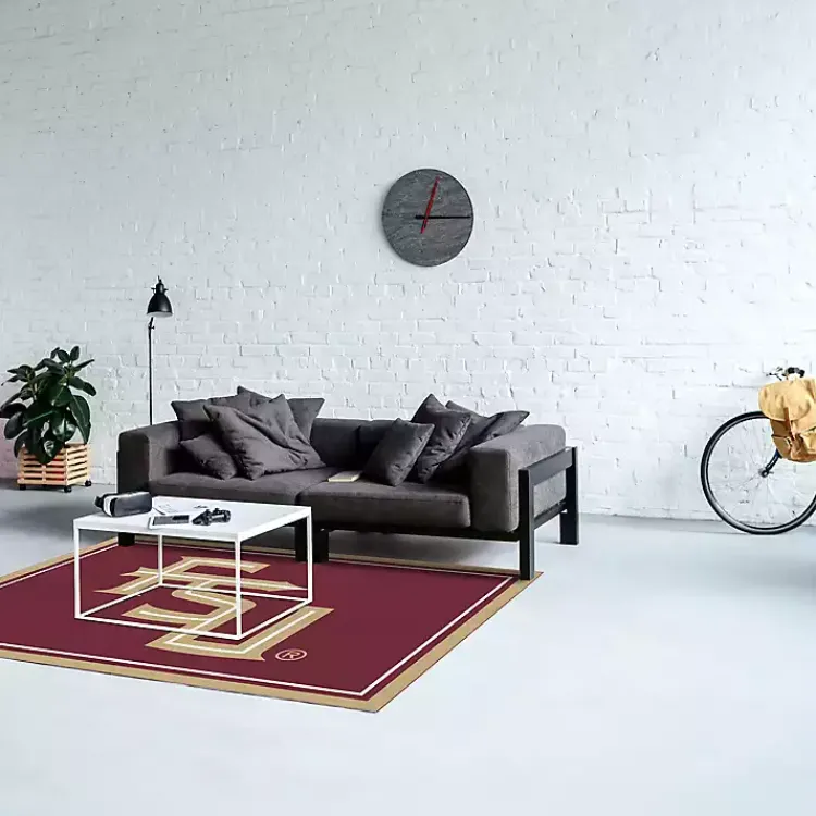 Area Rugs-Kirklands Home Florida State University Area Rug, 4x6 Red