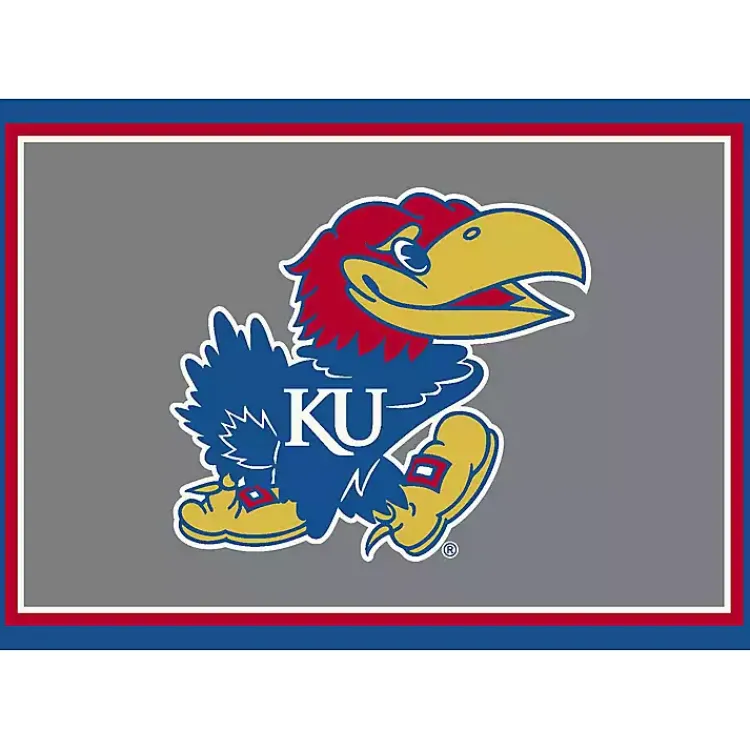 Area Rugs-Kirklands Home University of Kansas Area Rug, 4x6