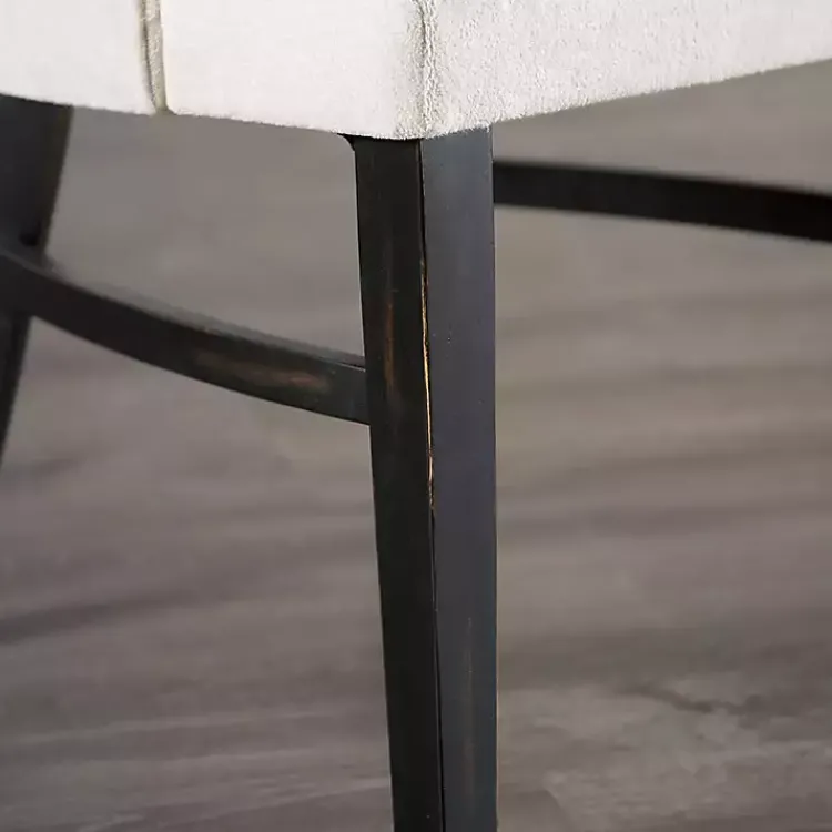 Dining Chairs-Kirklands Home Neutral Wingback Dining Chairs, Set of 2 Ivory