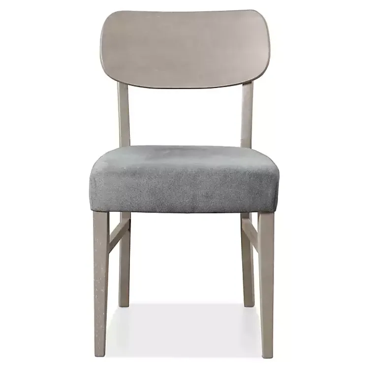 Dining Chairs-Kirklands Home Upholstered Porter Dining Chairs, Set of 2 Gray