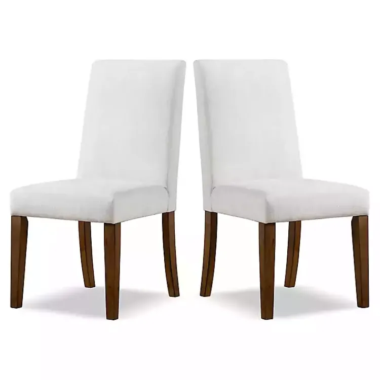 Dining Chairs-Kirklands Home Upholstered Katie Dining Chairs, Set of 2 Ivory