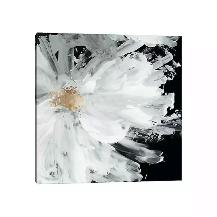 Canvas Art-Kirklands Home Black Wispy Peony Canvas Art Print