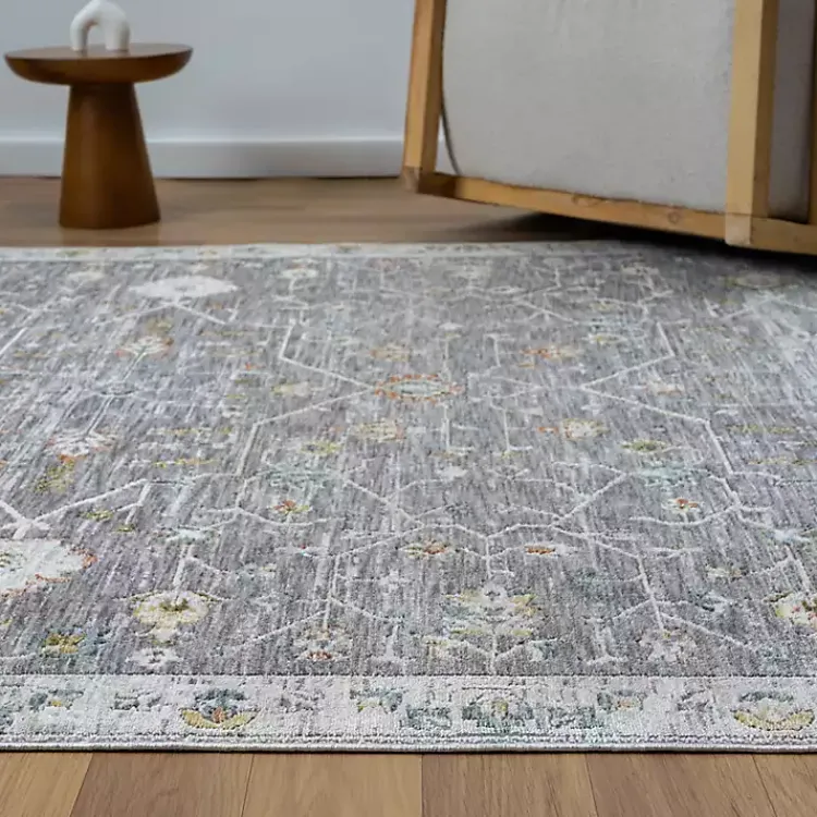 Area Rugs-Kirklands Home Gray Ivory Accent Rug, 2x3