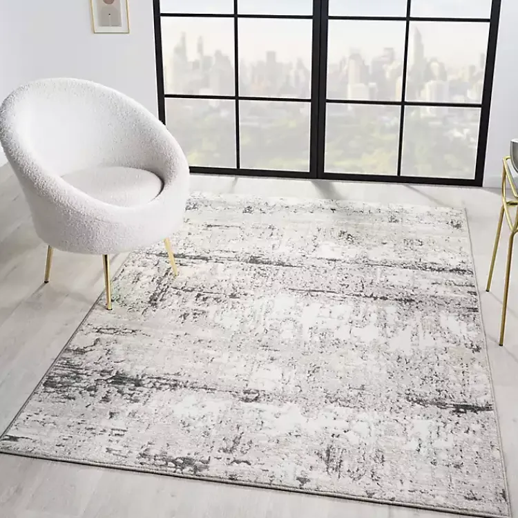 Area Rugs-Kirklands Home Beige Gray Indoor Area Rug, 7x9