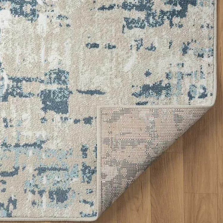 Area Rugs-Kirklands Home Blue Avalon Abstract Pattern Area Rug, 3x8