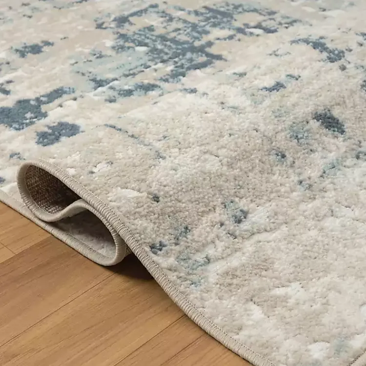 Area Rugs-Kirklands Home Blue Avalon Abstract Pattern Area Rug, 5x8