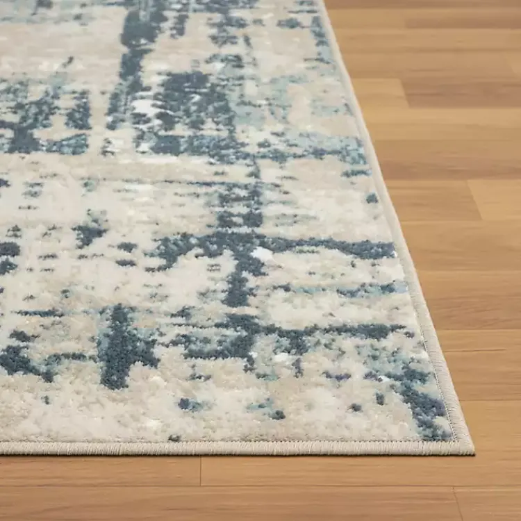 Area Rugs-Kirklands Home Blue Avalon Abstract Pattern Area Rug, 5x8