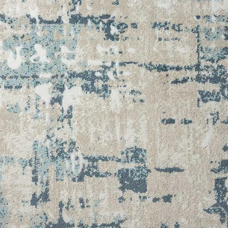 Area Rugs-Kirklands Home Blue Avalon Abstract Pattern Area Rug, 5x8