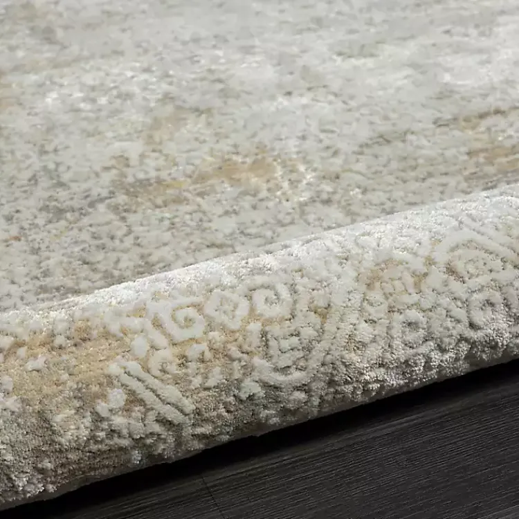 Area Rugs-Kirklands Home Brisbane Beige Faded Damask Area Rug, 5x8