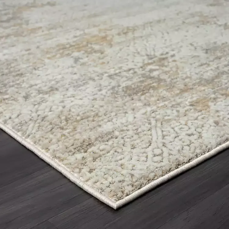 Area Rugs-Kirklands Home Brisbane Beige Faded Damask Area Rug, 8x10