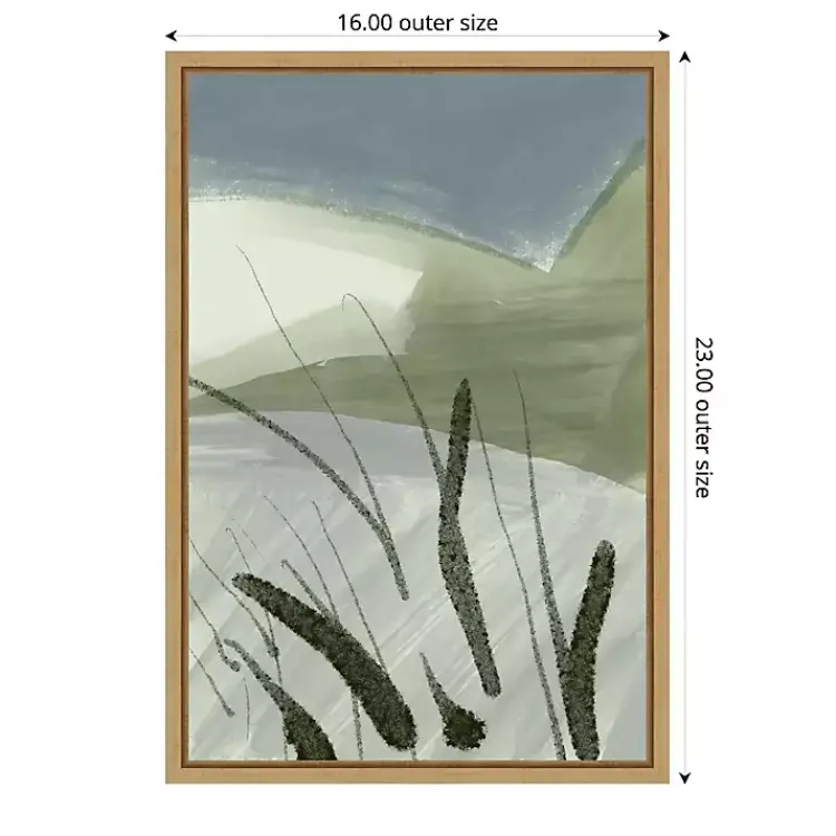 Canvas Art-Kirklands Home Cattail Abstract Framed Canvas Art Print