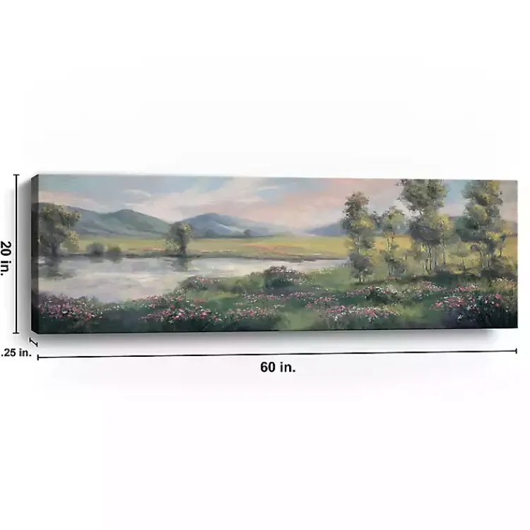 Canvas Art-Kirklands Home Field Canvas Art Print Green