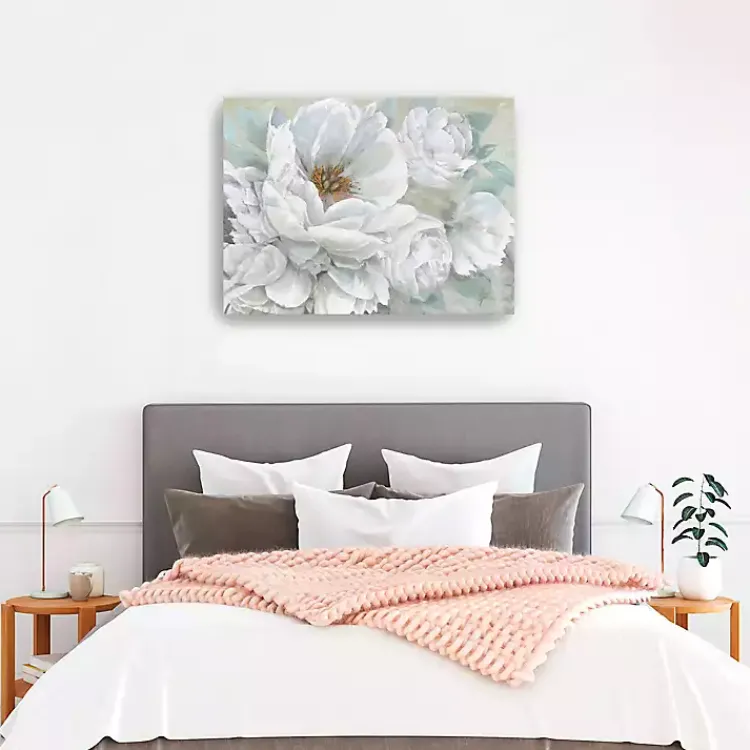 Canvas Art-Kirklands Home Blooming Bouquet Canvas Art Print White