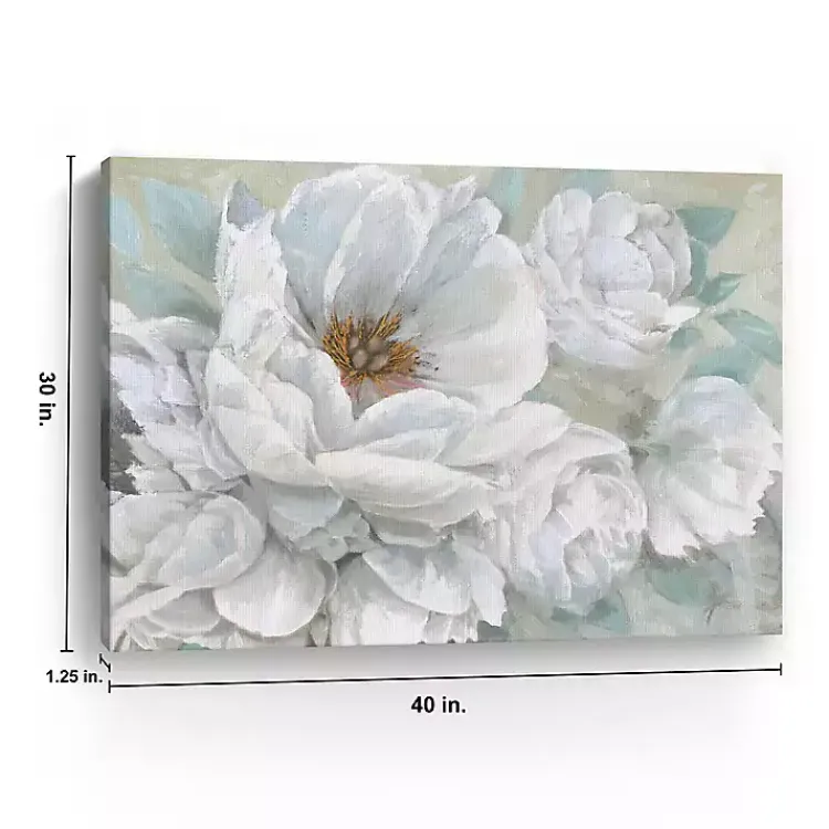 Canvas Art-Kirklands Home Blooming Bouquet Canvas Art Print White