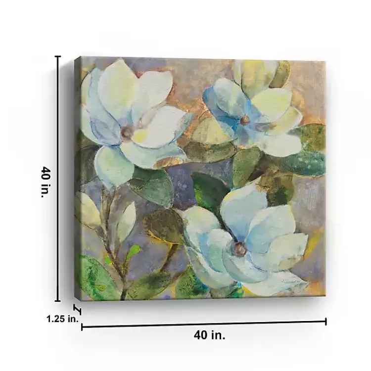 Canvas Art-Kirklands Home Blue Magnolias Canvas Art Print