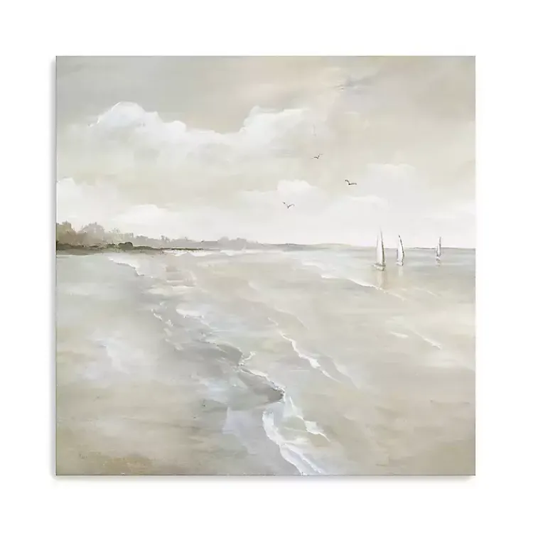 Canvas Art-Kirklands Home Sail Away Canvas Art Print Gray