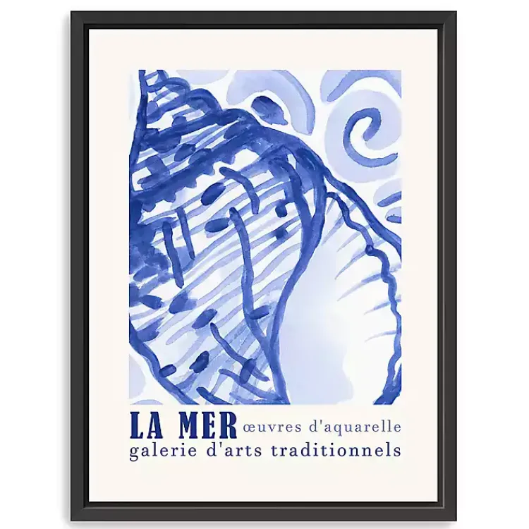 Canvas Art-Kirklands Home La Mer Poster I Framed Canvas Art Print