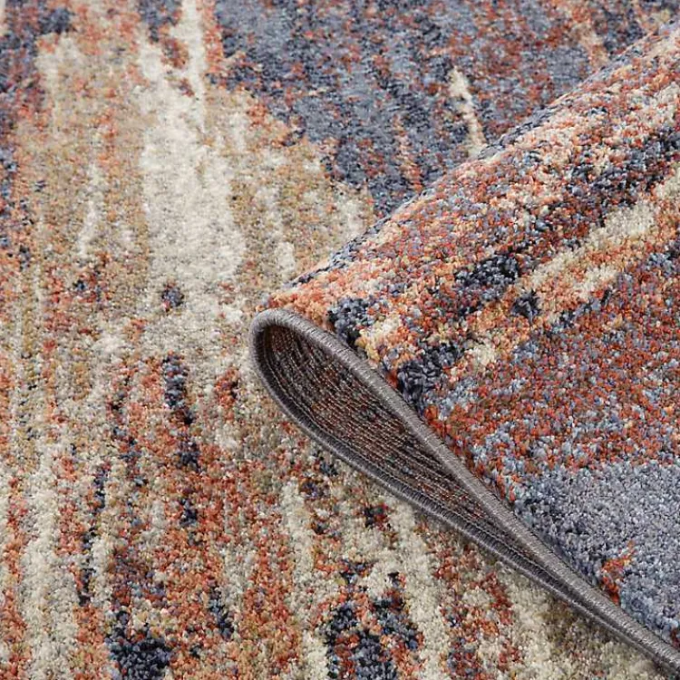 Area Rugs-Kirklands Home Jordan Delia Rust Runner, 2x10 Multi