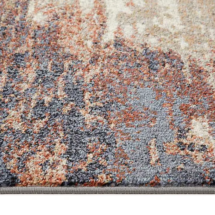 Area Rugs-Kirklands Home Jordan Delia Rust Runner, 2x10 Multi